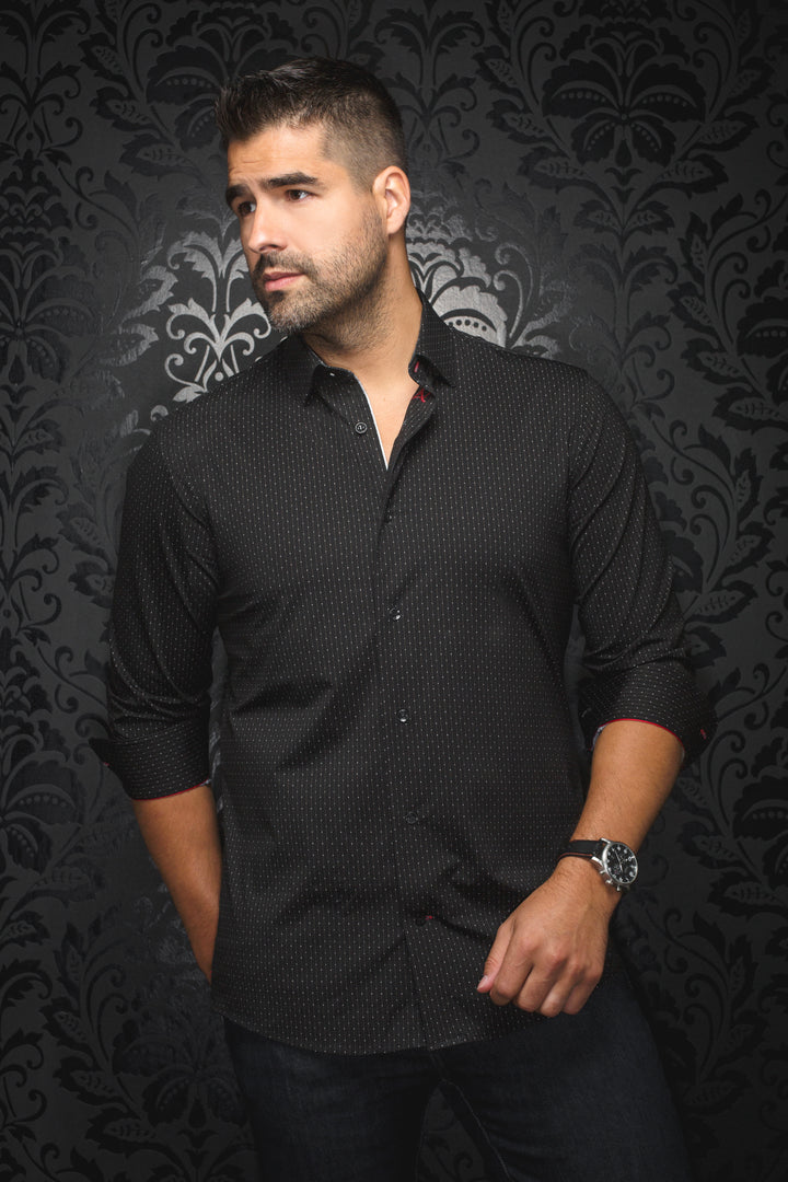 Au Noir Stretch Shirt | Alexander-NDL Black