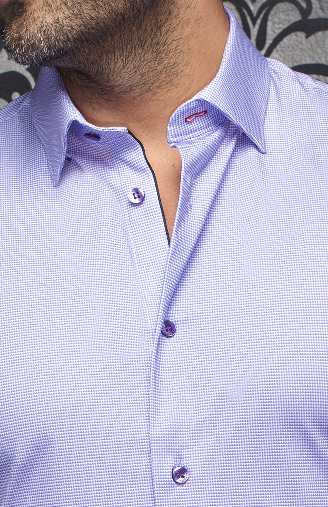 Au Noir Stretch Shirt | Alexander-PDP Lavender