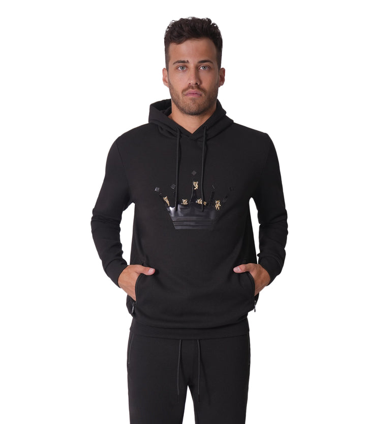 Bertigo Athletic Wear | Bilby Crown & Gold Teddy Hoodie