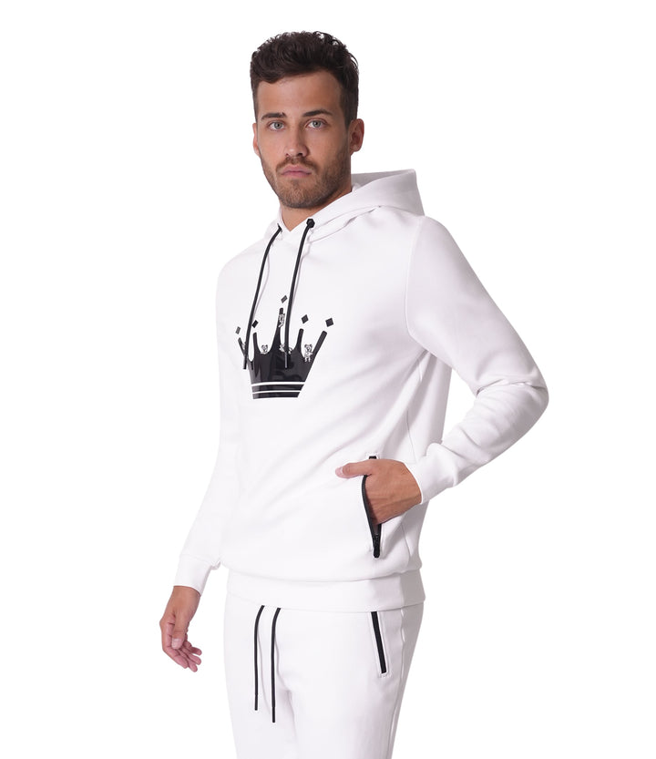 Bertigo Athletic Wear | Bilby Crown & Silver Teddy Hoodie