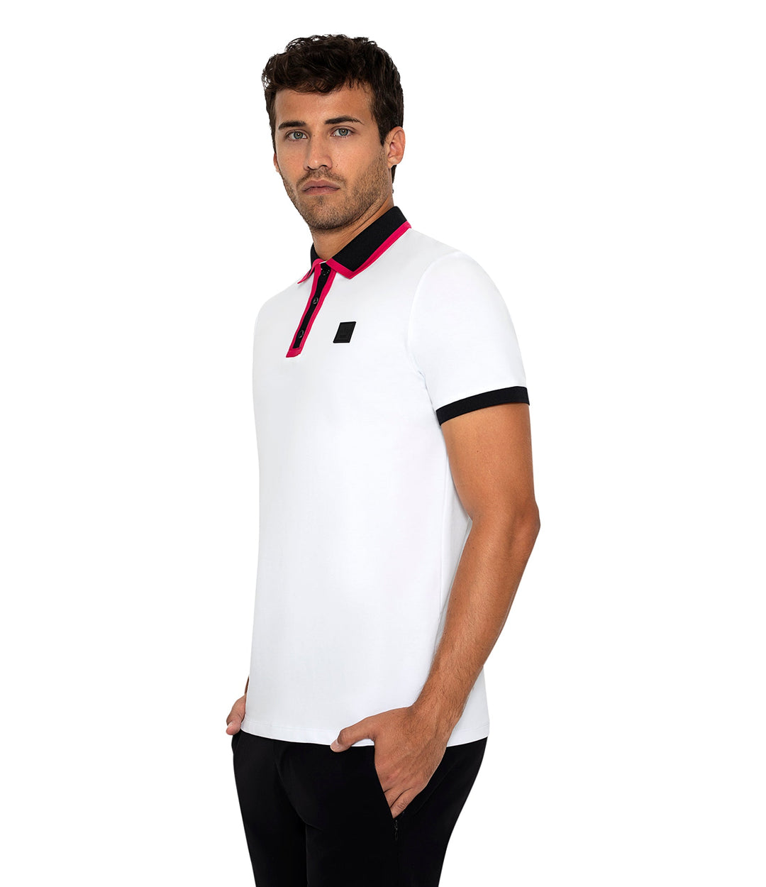 Bertigo Short-Sleeve Polos | DIJON WHITE POLO