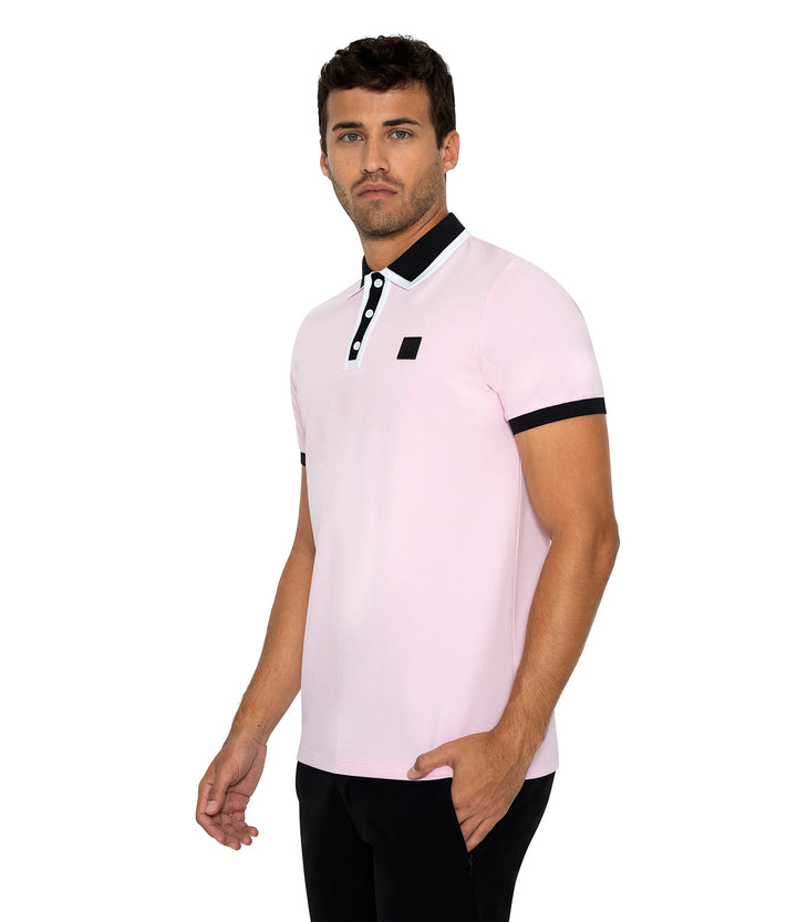 Bertigo Short-Sleeve Polos | DIJON PINK POLO