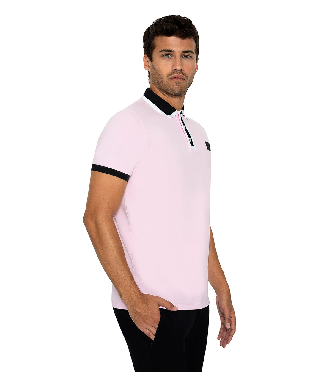 Bertigo Short-Sleeve Polos | DIJON PINK POLO