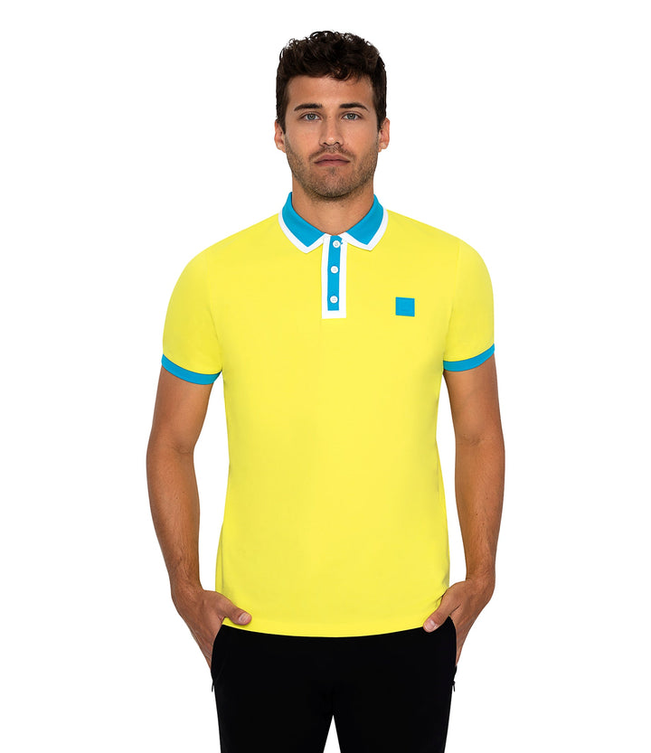 Bertigo Short-Sleeve Polos | DIJON YELLOW POLO