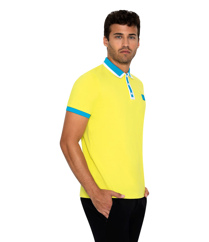 Bertigo Short-Sleeve Polos | DIJON YELLOW POLO