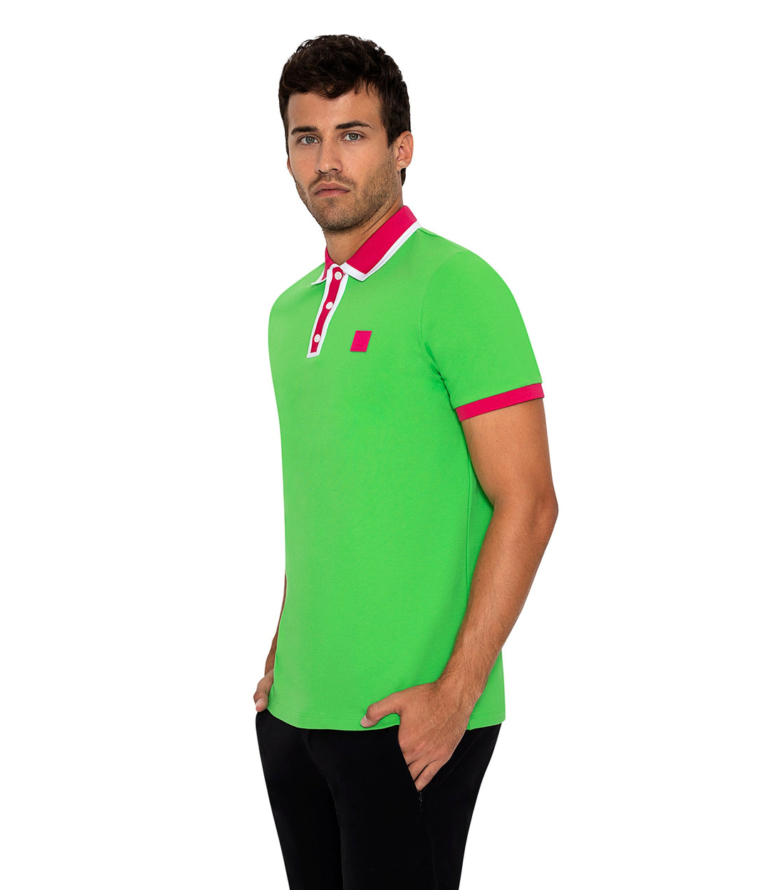 Bertigo Short-Sleeve Polos | DIJON GREEN POLO