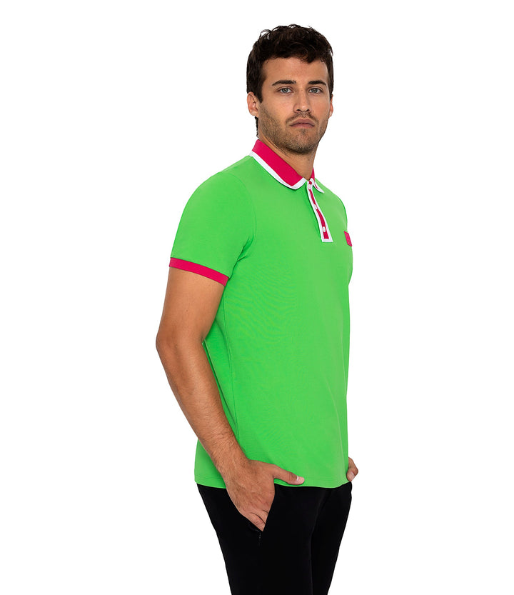 Bertigo Short-Sleeve Polos | DIJON GREEN POLO