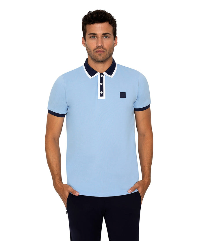 Bertigo Short-Sleeve Polos | DIJON BLUE POLO