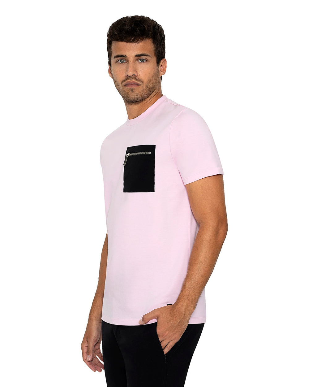 Bertigo Stretch Short-Sleeve Tshirts | ORSO ZP PINK T-SHIRT