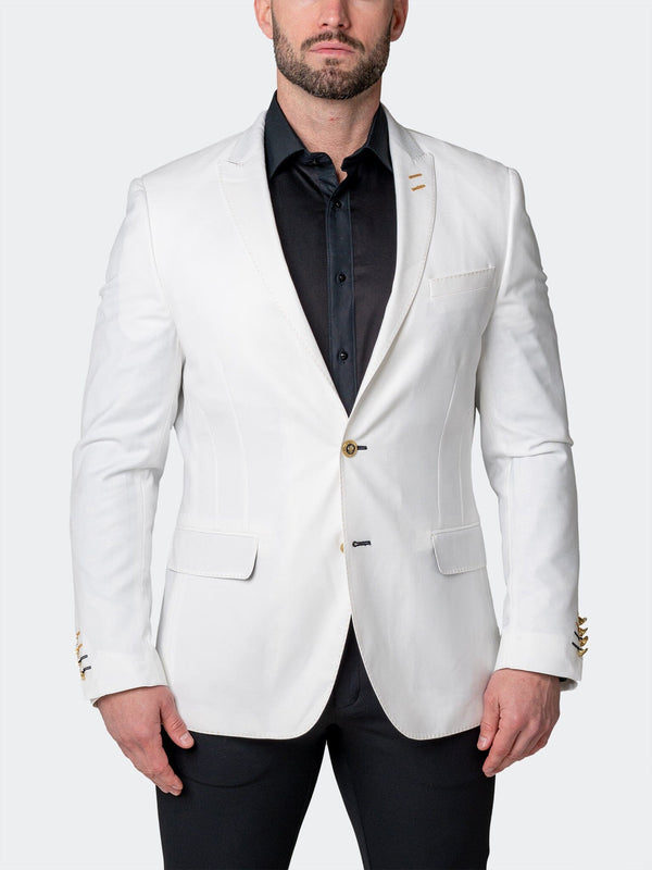 Maceoo Blazers.Maceo | Blazer Descartes Classic White