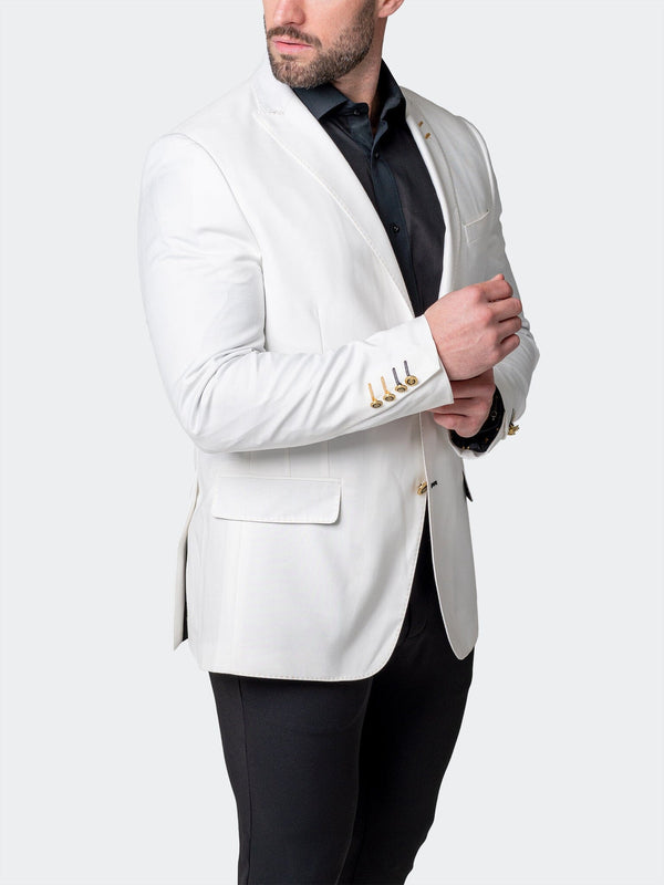 Maceoo Blazers.Maceo | Blazer Descartes Classic White