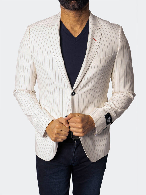 Maceoo Blazers.Maceo | Blazer Doublebreast Tulum White