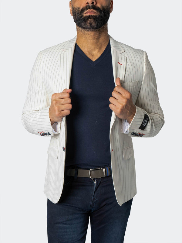 Maceoo Blazers.Maceo | Blazer Doublebreast Tulum White