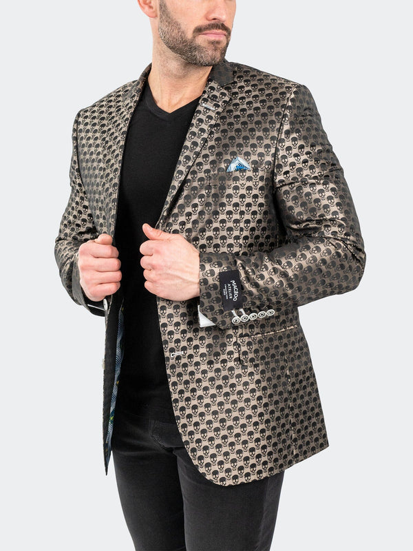 Maceoo Blazers.Maceo | Blazer SkullRepeat Brown