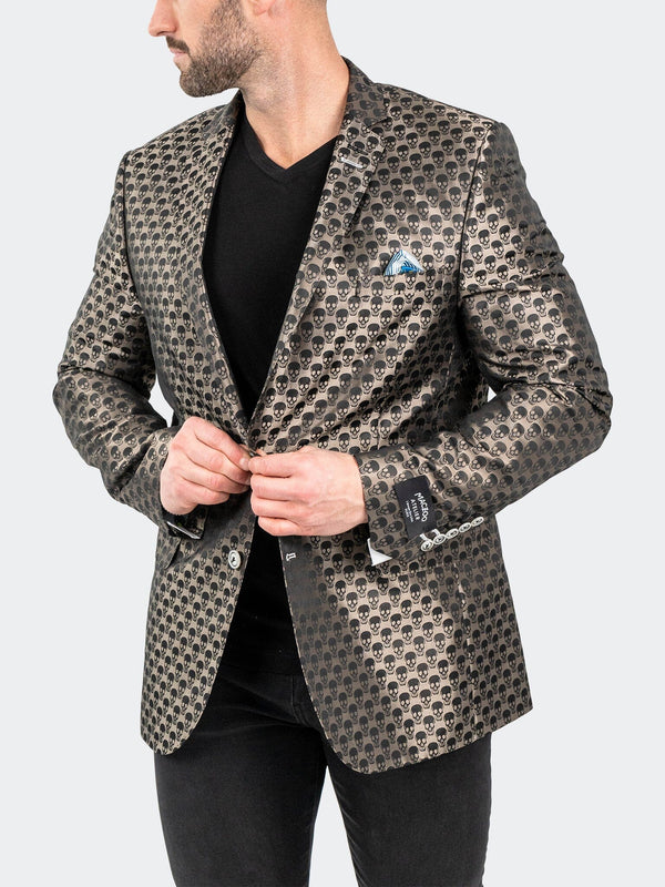 Maceoo Blazers.Maceo | Blazer SkullRepeat Brown