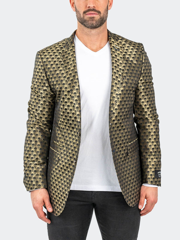 Maceoo Blazers.Maceo | Blazer SkullRepeat Green