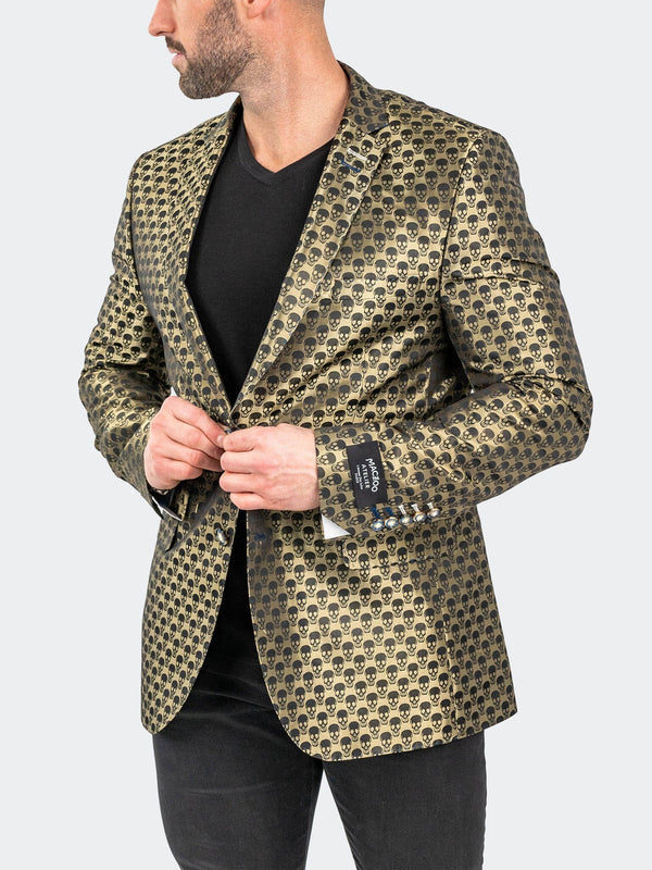 Maceoo Blazers.Maceo | Blazer SkullRepeat Green