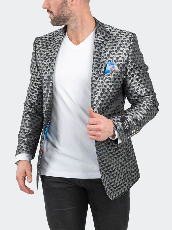 Maceoo Blazers.Maceo | Blazer SkullRepeat Grey