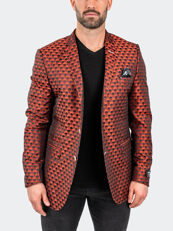 Maceoo Blazers.Maceo | Blazer SkullRepeat Orange