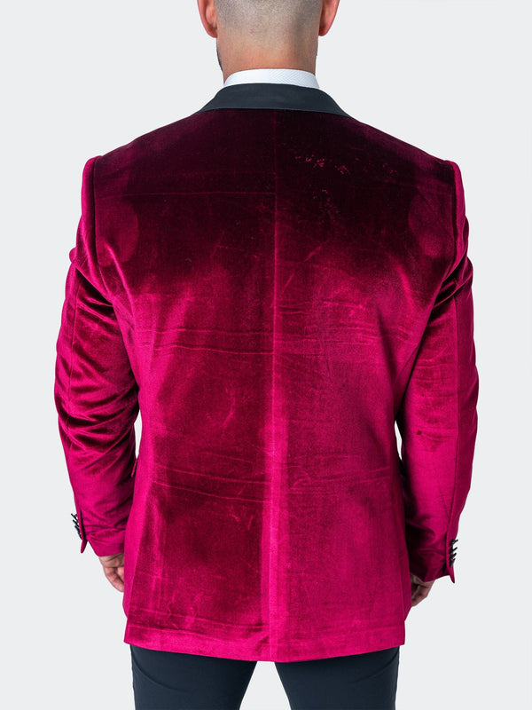 Maceoo Blazers.Maceo | Blazer Tesla Velvet Red