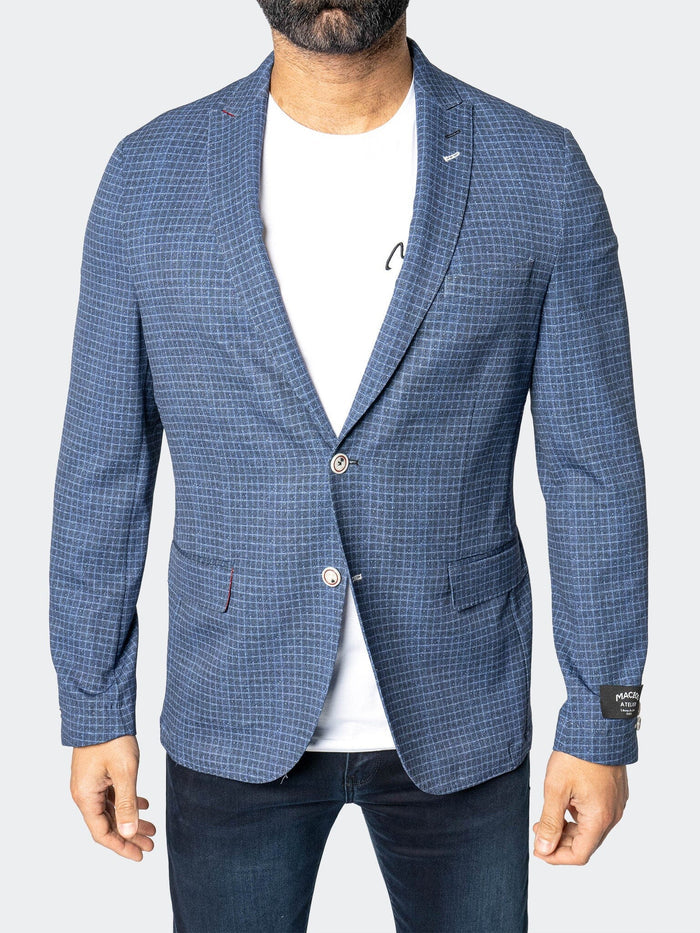 Maceoo Blazer | Blazer Unconstructed Vortex Blue