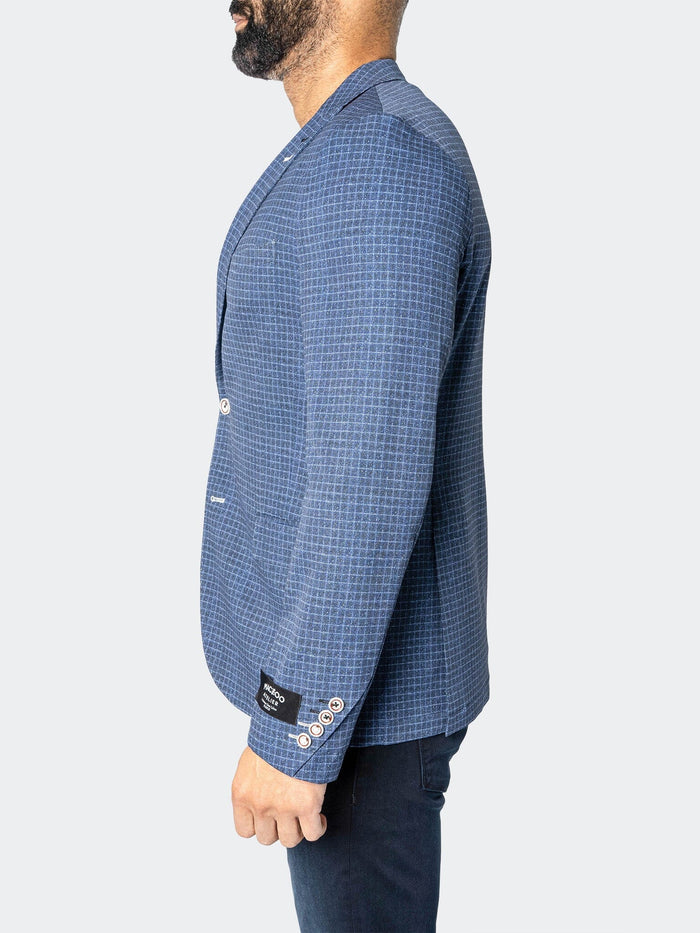 Maceoo Blazer | Blazer Unconstructed Vortex Blue