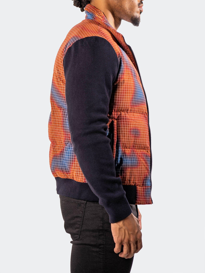 Maceoo Jacket | Bomber ShepherdsDelight Orange