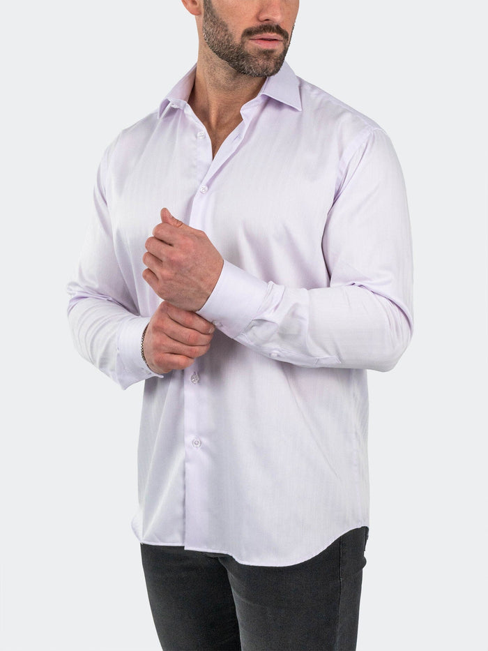 Maceoo Stretch Shirt | Classci Sheer Lilac