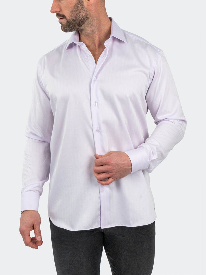 Maceoo Stretch Shirt | Classci Sheer Lilac