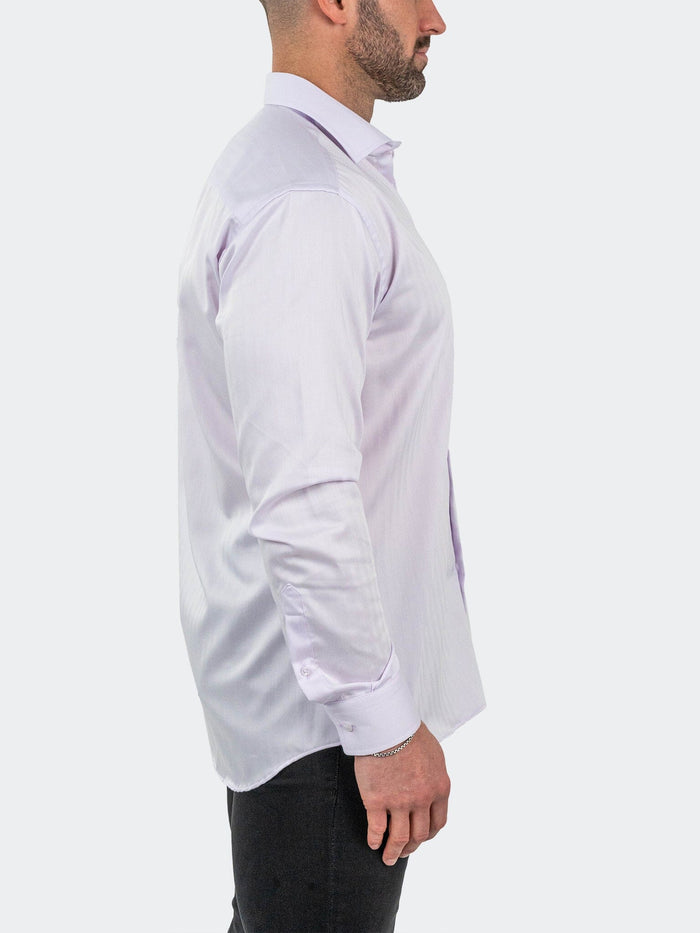 Maceoo Stretch Shirt | Classci Sheer Lilac