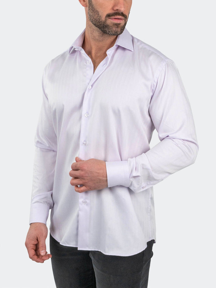 Maceoo Stretch Shirt | Classci Sheer Lilac