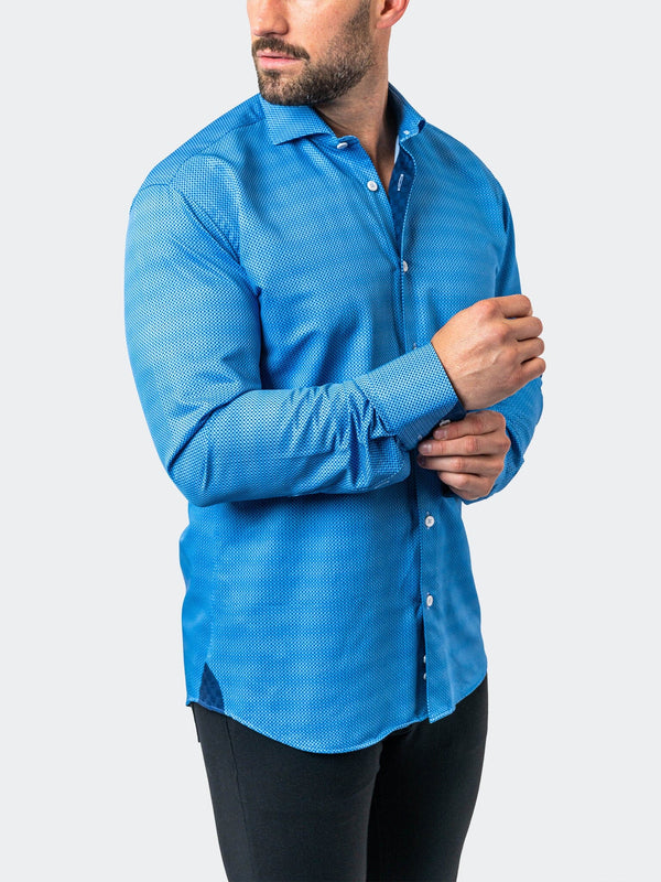 Maceoo Stretch Shirt | Einstein StretchBrooks93 Blue