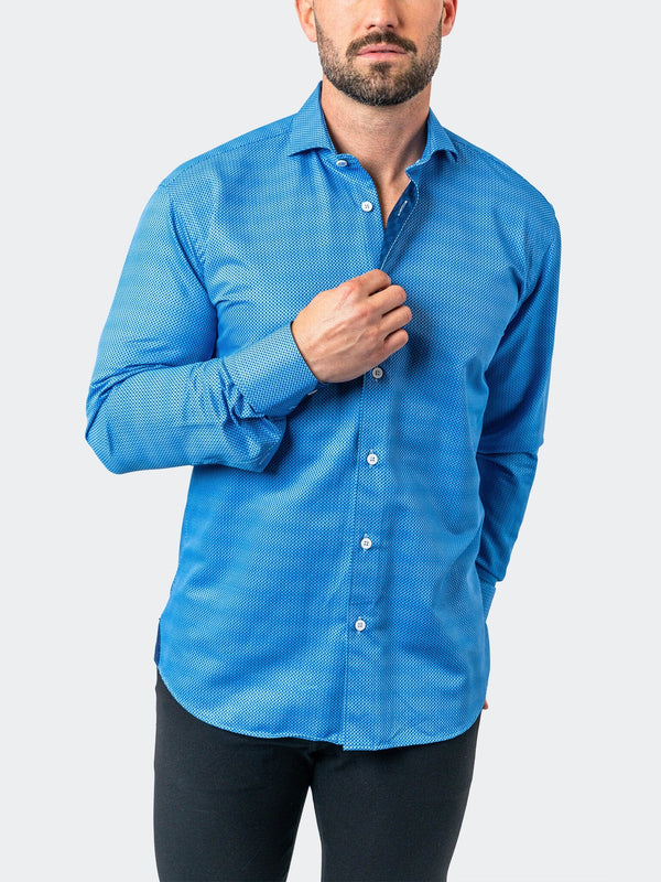 Maceoo Stretch Shirt | Einstein StretchBrooks93 Blue