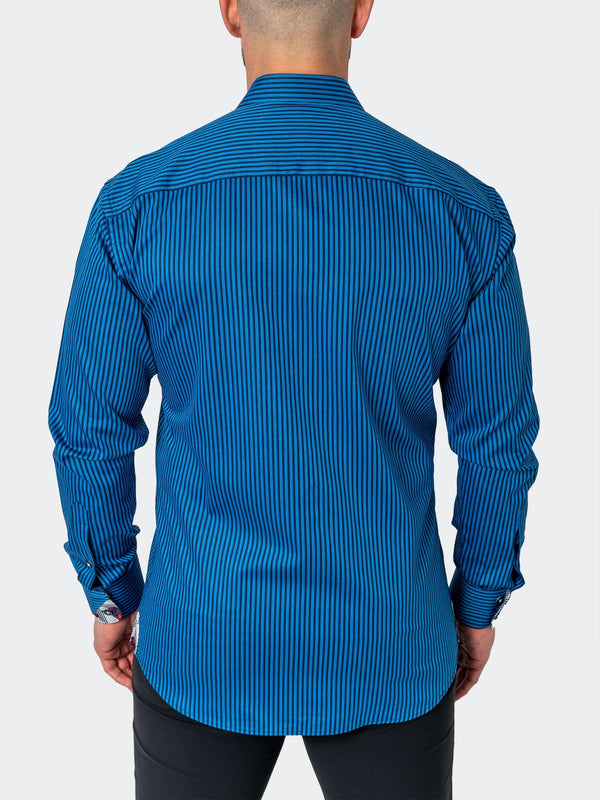 Maceoo Shirt | Einstein Dimondsandstripes Blue