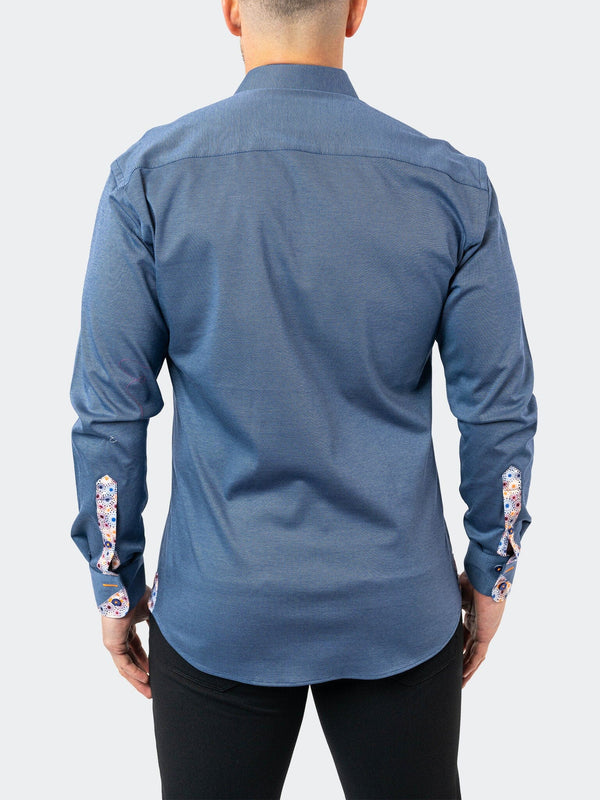 Maceoo Shirt | Einstein StretchHarper Blue