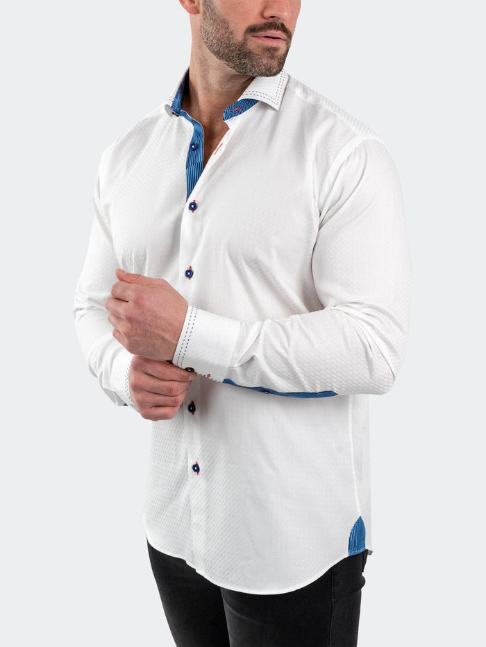 Maceoo Stretch Shirt | Einstein JacqCloud White