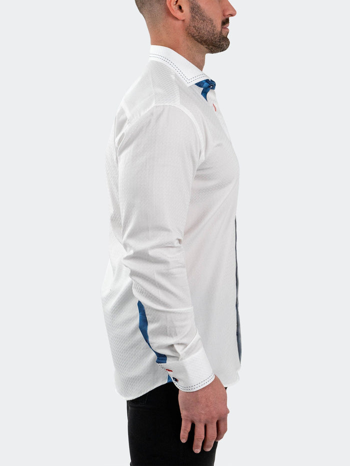 Maceoo Stretch Shirt | Einstein JacqCloud White