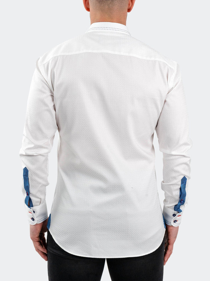 Maceoo Stretch Shirt | Einstein JacqCloud White