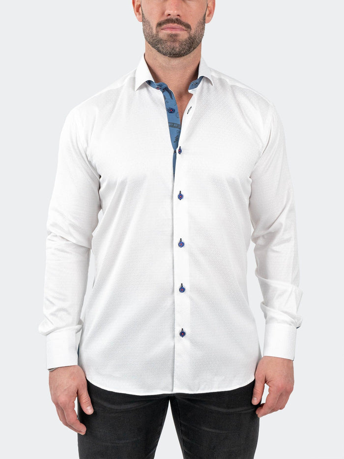 Maceoo Stretch Shirt | Einstein Jacqcoquillage White