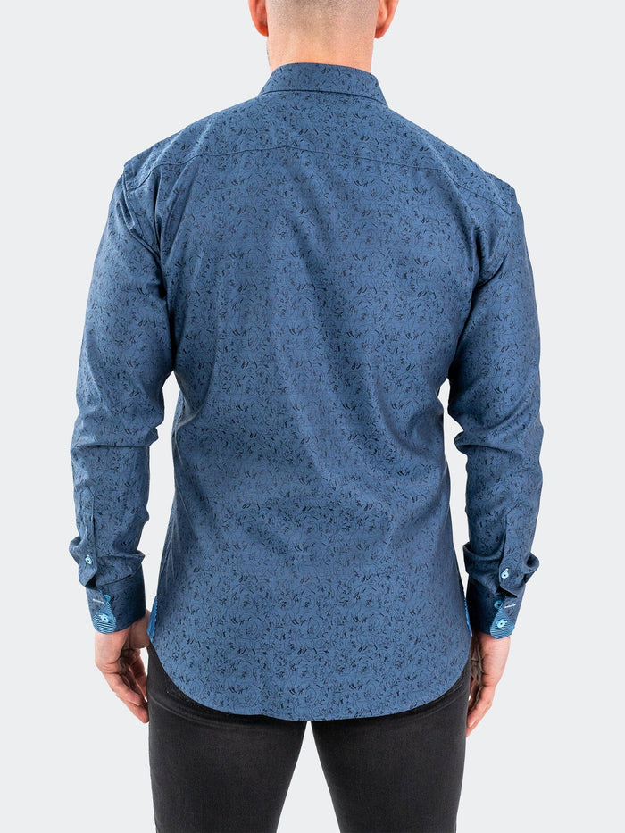 Maceoo Stretch Shirt | Einstein JacqFoxtrot Navy