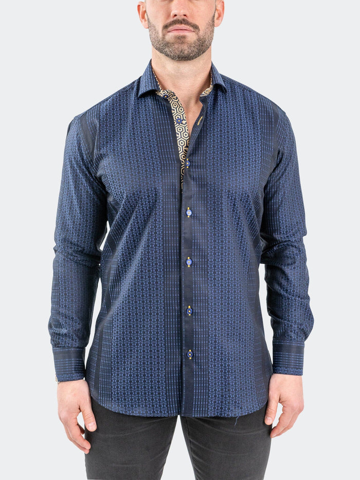 Maceoo Stretch Shirt | Einstein JacqHoneyThree Blue