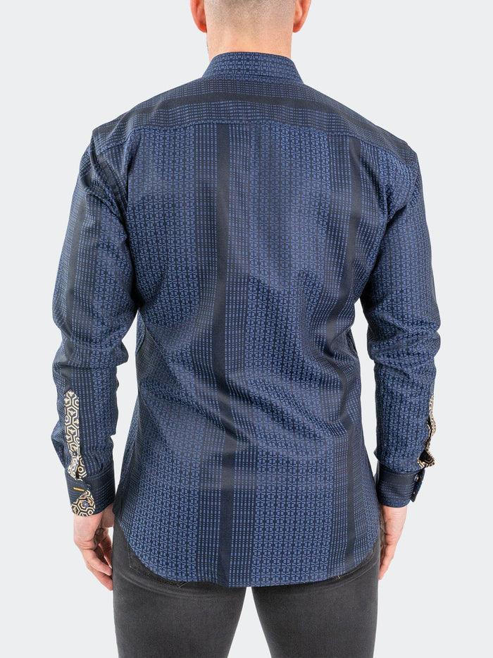 Maceoo Stretch Shirt | Einstein JacqHoneyThree Blue