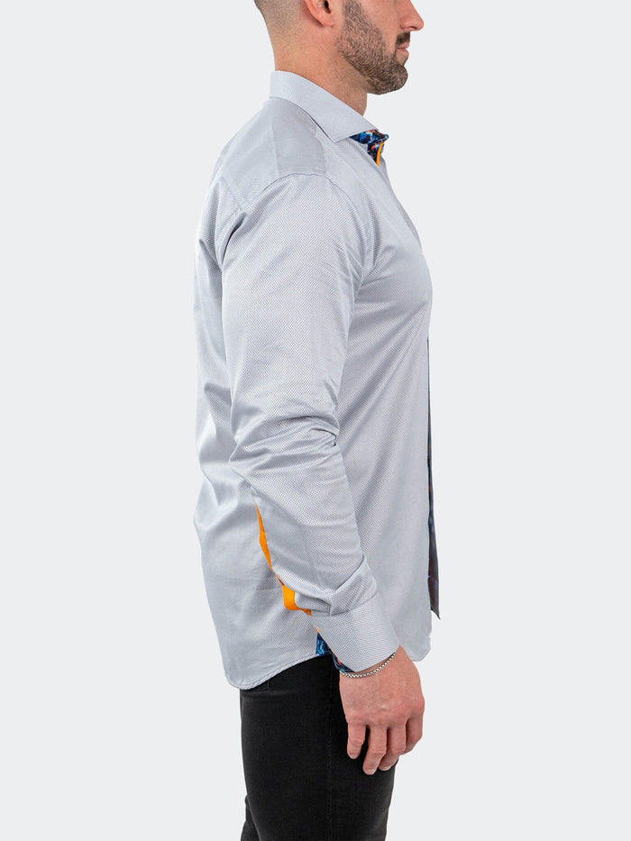 Maceoo Stretch Shirt | Einstein JacqSlate Grey