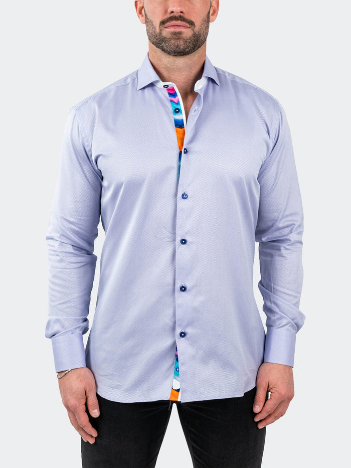 Maceoo Stretch Shirt | Einstein JacqSlate Purple