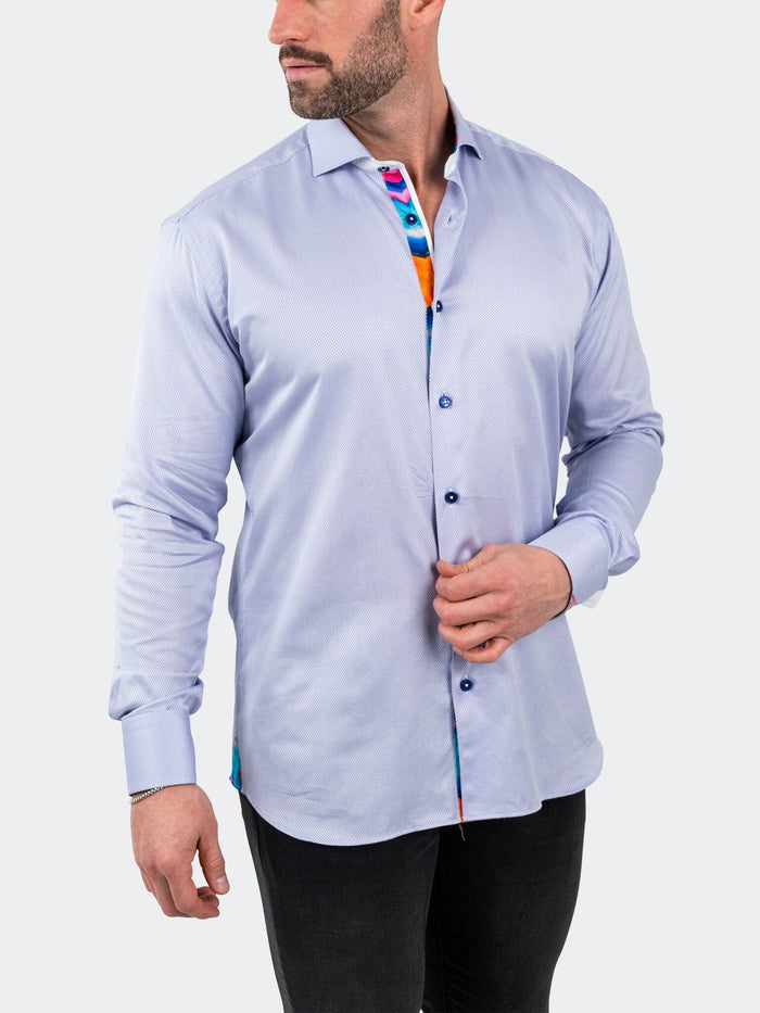 Maceoo Stretch Shirt | Einstein JacqSlate Purple