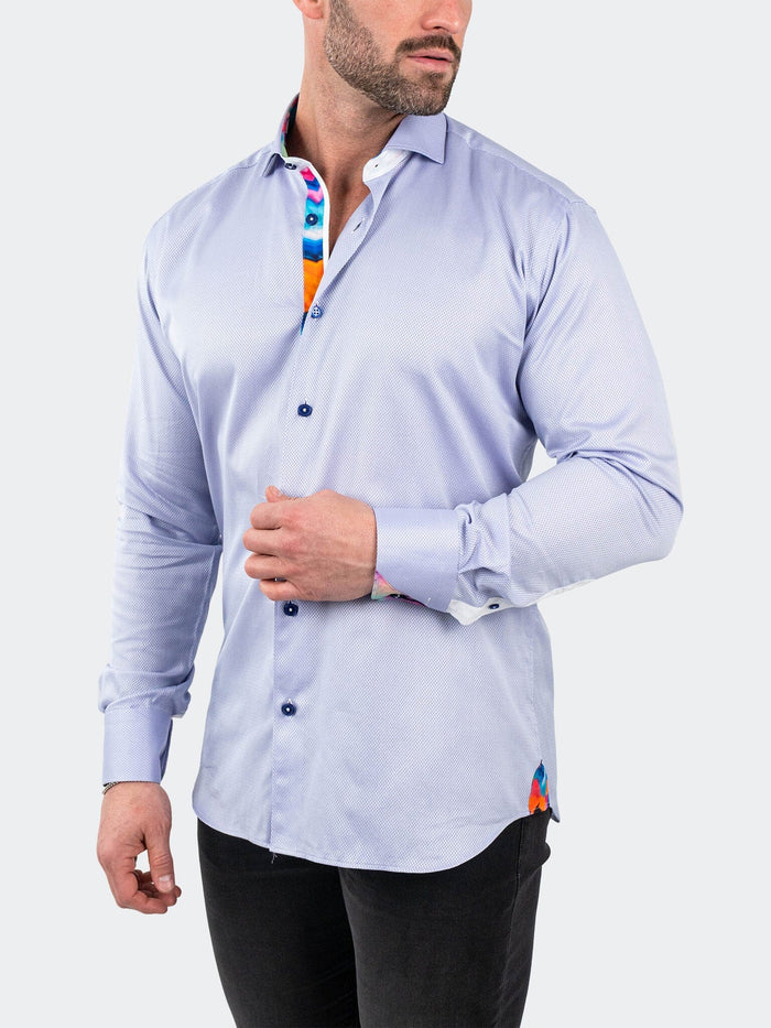 Maceoo Stretch Shirt | Einstein JacqSlate Purple