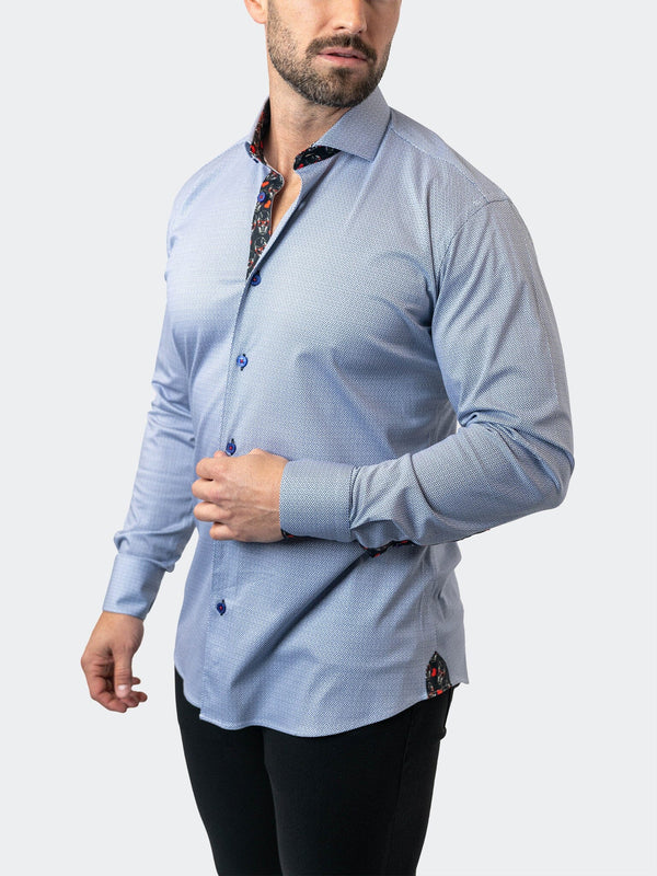 Maceoo Stretch Shirt | Einstein StretchParallel96 Blue