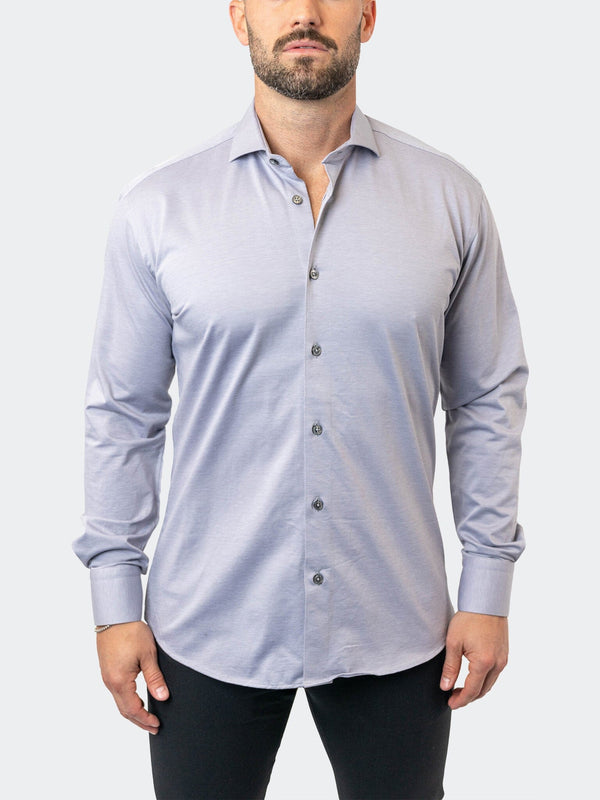 Maceoo Stretch Shirt | Einstein StretchStone08 Grey