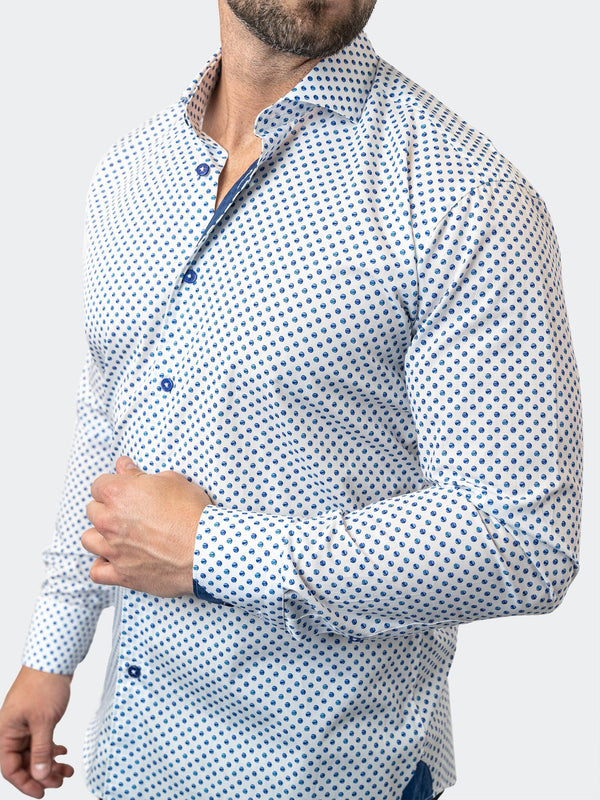 Maceoo Stretch Shirt | Einstein StretchMarbles87 White