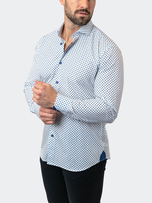 Maceoo Stretch Shirt | Einstein StretchMarbles87 White